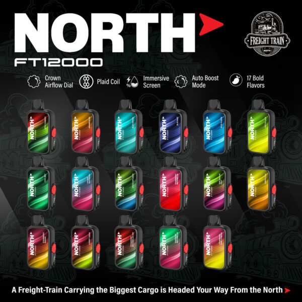 NORTH 15K DISPOSABLE 10CT DISPLAY