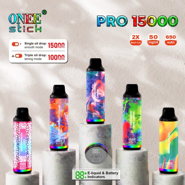 ONEE STICK 15K DISPOSABLE 10CT DISPLAY