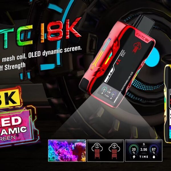 SOOCE KANGVAPE TC 18K DISPOSABLE 5CT DISPLAY