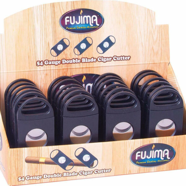 FUJIMA CIGAR CUTER DOUBLE BLADE 54 PER DISPLAY CUT24