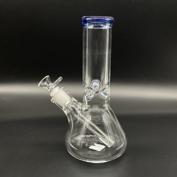 10 INCH WATER PIPE BEAKER CLEAR -WP#154