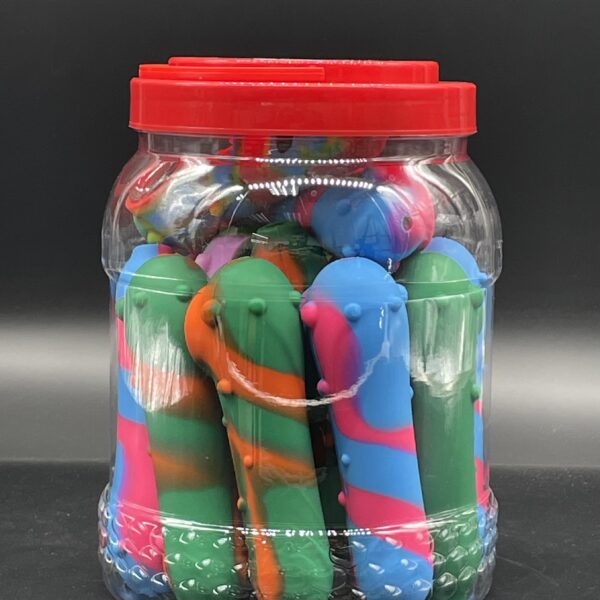 SILICONE PICKLE PIPE 15CT JAR CY#787