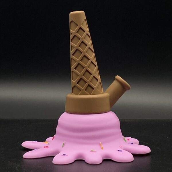 SILICONE MELTED ICE CREAM CONE WATER PIPE -945870