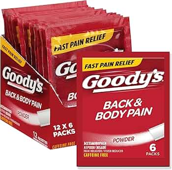 GOODY S BACK BODY PAIN 12CT