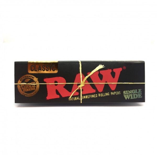 RAW CLASSIC BLACK SINGLE WIDE25CT
