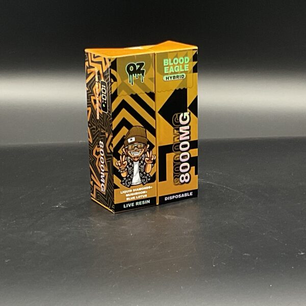 OZ BLUE LOTUS LIQUID DIAMOND MUSHROOM LIVE RESIN 8G DISPOSABLE