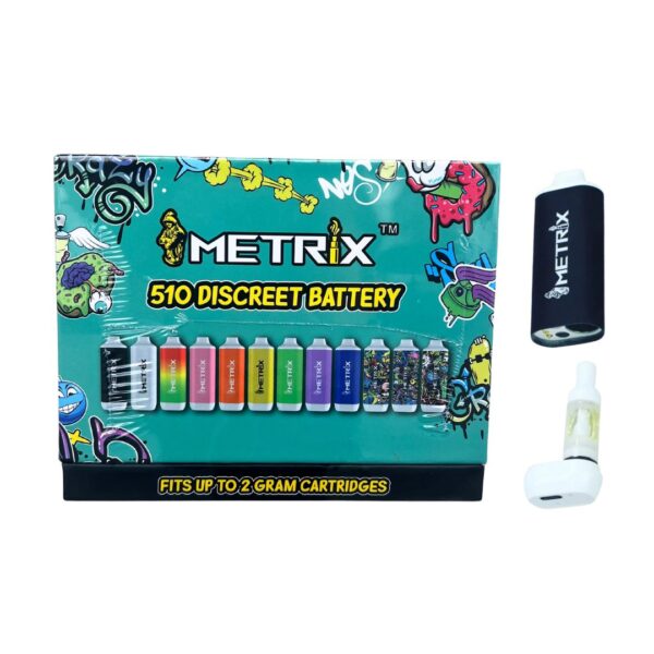 METRIX DISCREET BATTERY 650 MAH 12CT DISPLAY