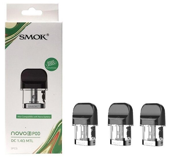 SMOK NOVO 2 CLEAR MESHED 0.9 OHM POD DC 1.4ML 3PCS