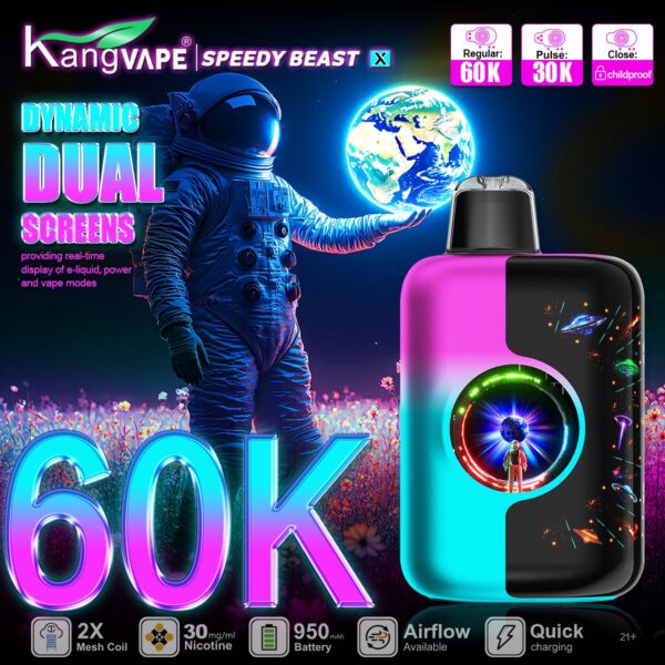 KANGVAPE BEAST 60K DISPOSABLE 5CT DISPLAY