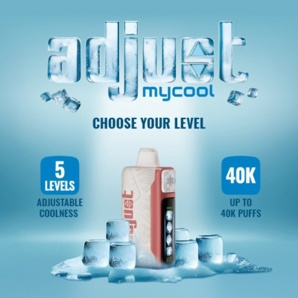 ADJUST MYCOOL 40K DISPOSABLE 5CT DISPLAY