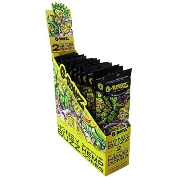 G-ROLLZ 2X ORGANIC CONES HONEY BUZZ 12PK