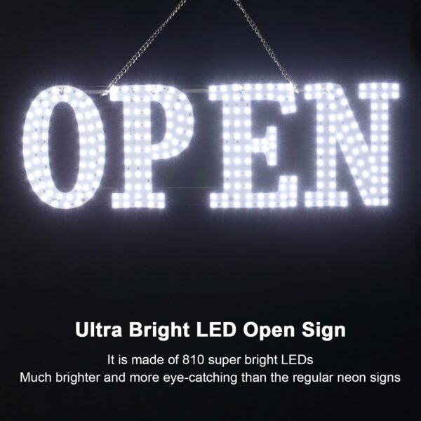 LED OPEN SIGN LARGE 10000K