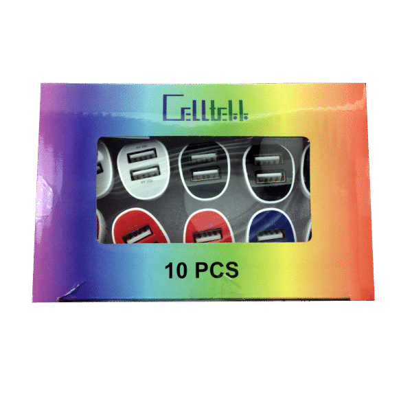 CELLTEKK USB CAR CHARGER SKU-CTKK264CC-10 BOX