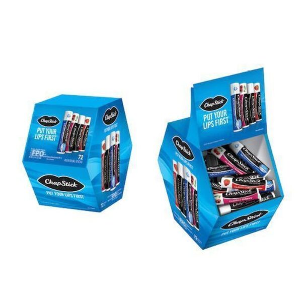 CHAPSTICK MIX 1X72 FISHBOWL 72CT DISPLAY