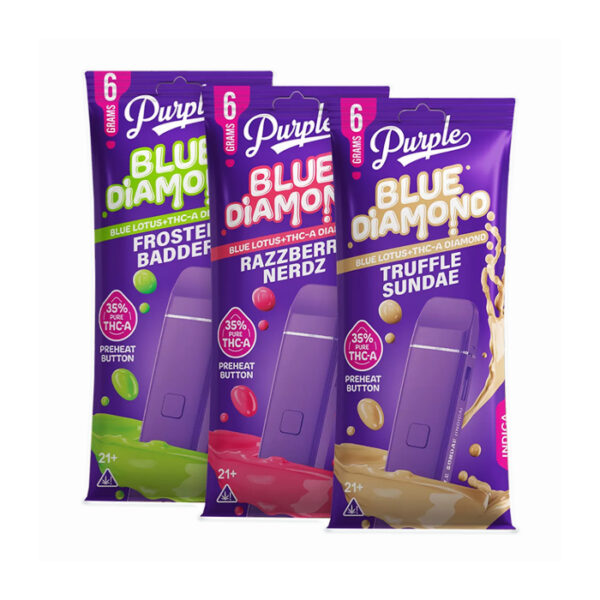 PURPLE BLUE LOTUS THCA DIAMOND 6G DISPOSABLE