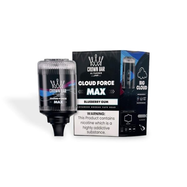 AL FAKHER CROWN BAR CLOUD FORCE MAX 50K 60ML DISPOSABLE E-HOOKAH HEAD