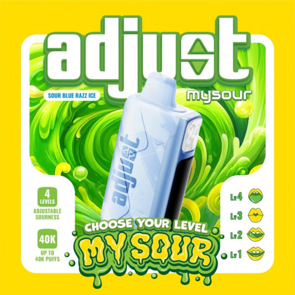 ADJUST MY SOUR 40K DISPOSABLE 5CT DISPLAY