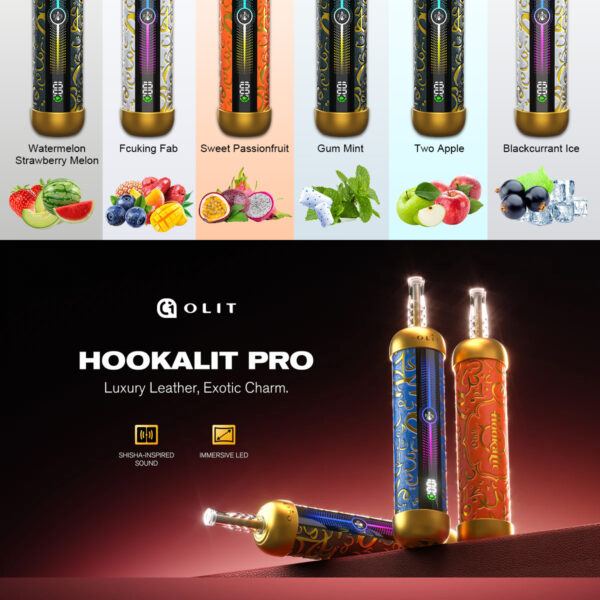 OLIT HOOKALIT PRO 60K DISPOSABLE 5CT DISPLAY