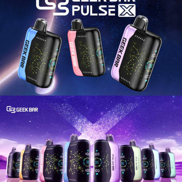 GEEK BAR PULSE 25K ZERO NIC DISPOSABLE 5CT DISPLAY