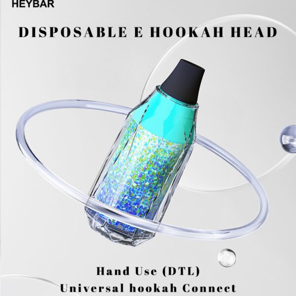 HEYBAR E-HOOKAH HEAD 25K 5MG DISPOSABLE 6CT