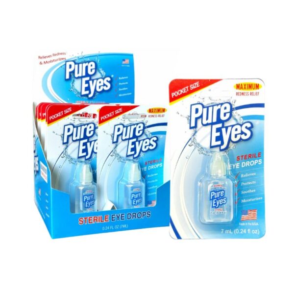 PURE EYES EYE DROPS REDNESS RELIEF 24 OZ