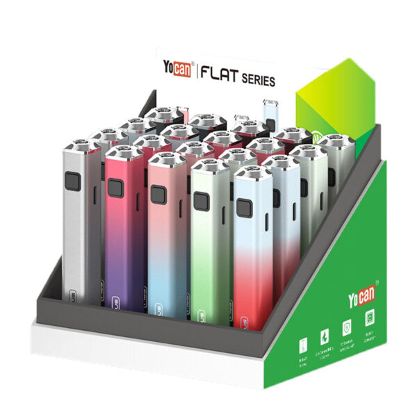 YOCAN FLAT PLUS 900MAH PEN BATTERY 20CT DISPLAY