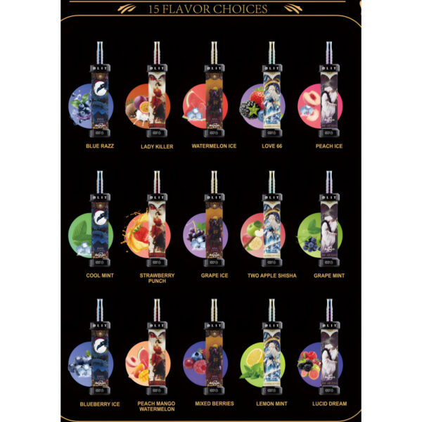 ALIT HOOKAH 40K DISPOSABLE 5CT DISPLAY